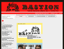 Tablet Screenshot of club-bastion.de